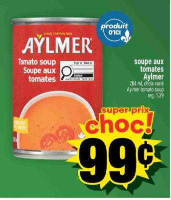 SOUPE AUX TOMATES AYLMER