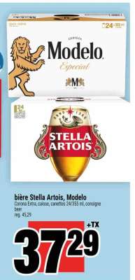 bière Stella Artois, Modelo