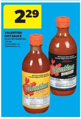 Valentina Hot Sauce