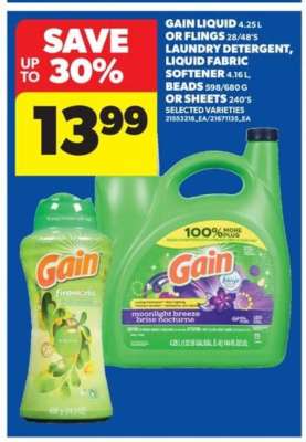 Gain Laundry Products