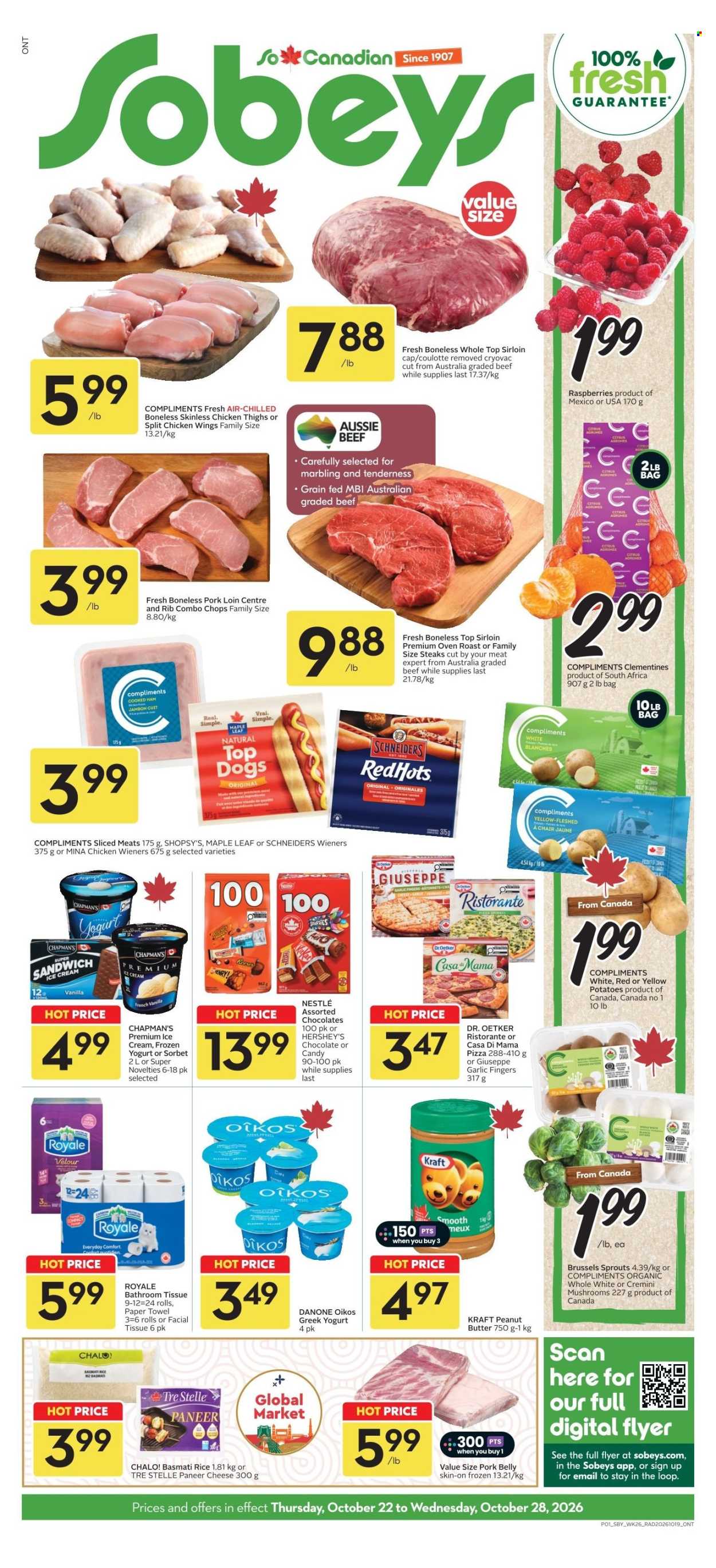 Sobeys flyer - October 22, 2026 - October 28, 2026. Page 1
