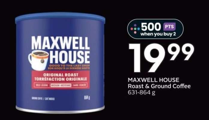MAXWELL HOUSE Roast & Ground Coffee