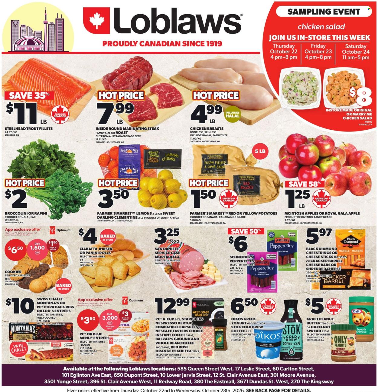 Loblaws flyer - October 22, 2026 - October 28, 2026. Page 1