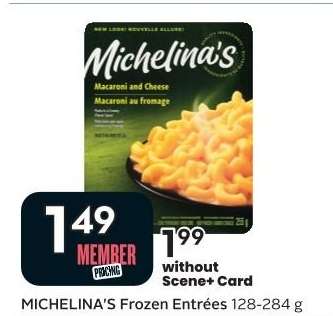 MICHELINA'S FROZEN ENTREES