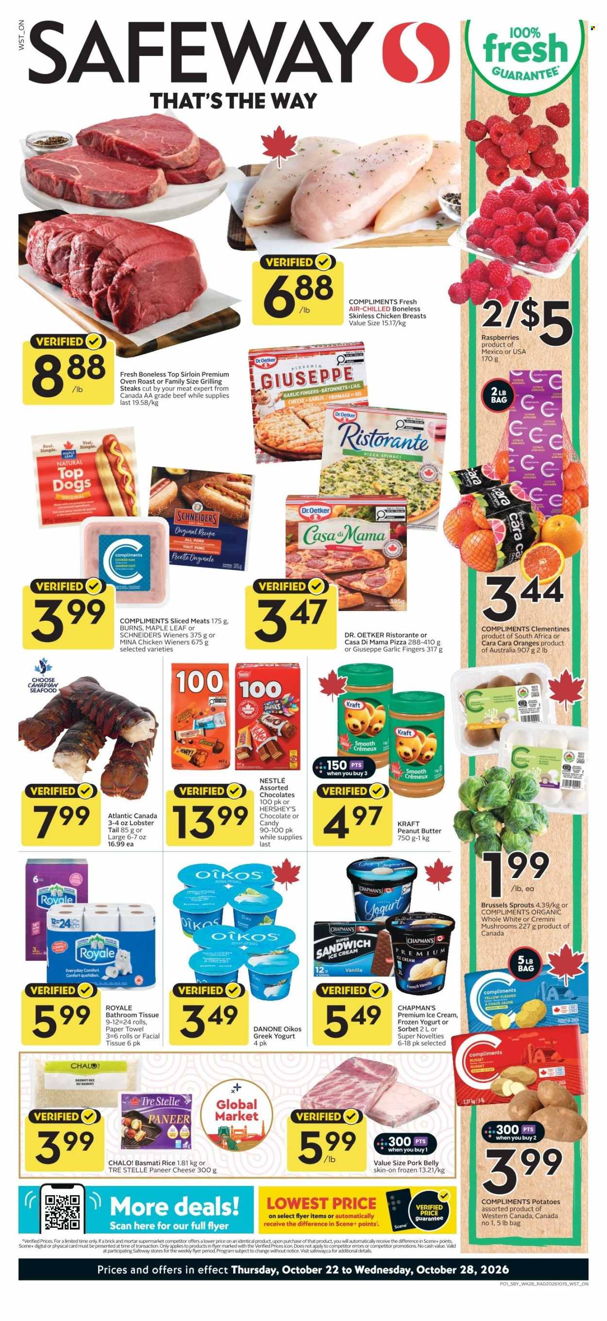 Safeway flyer - October 22, 2026 - October 28, 2026. Page 1
