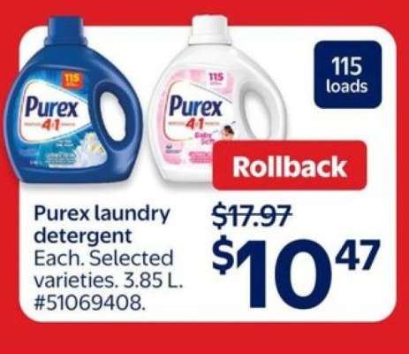 PUREX LAUNDRY DETERGENT
