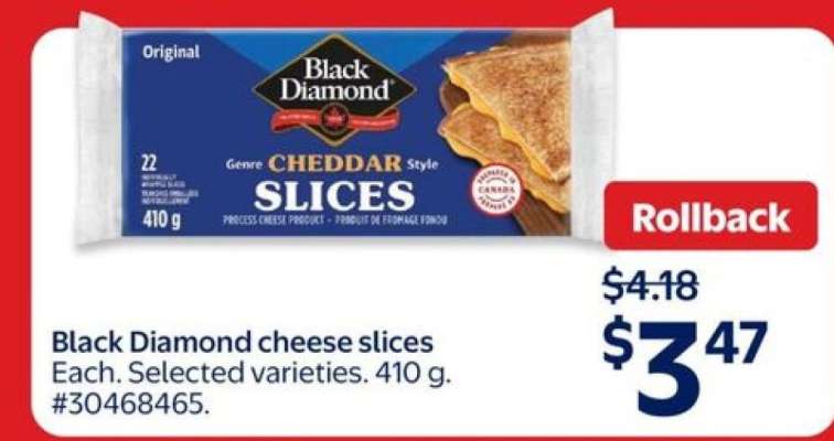Black Diamond Cheese Slices