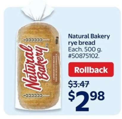 Natural Bakery Rye Bread