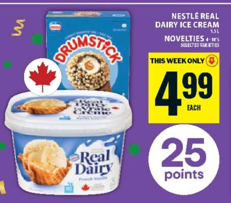 Nestlé Real Dairy Ice Cream & Novelties