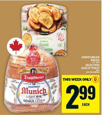 Dimpflmeier Bread / Selection Garlic Toast