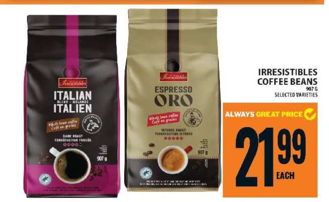 IRRESISTIBLES COFFEE BEANS