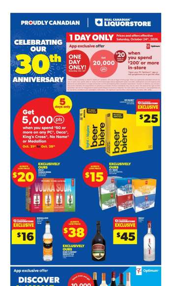 thumbnail - Real Canadian Liquorstore flyer