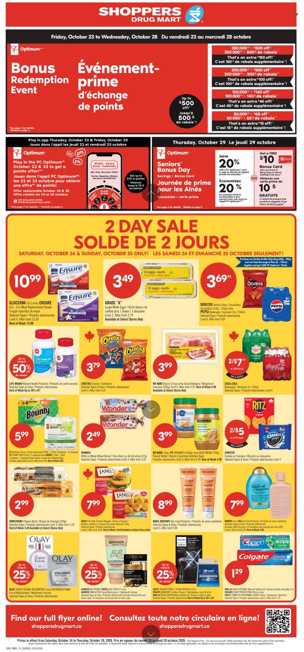 Shoppers Drug Mart flyer - October 24, 2026 - October 29, 2026. Page 1