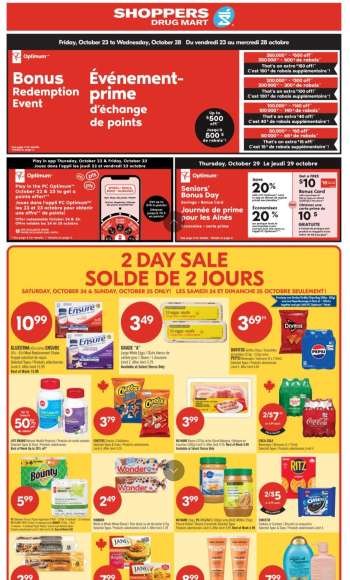 Shoppers Drug Mart Flyer - October 24, 2026 - October 29, 2026.