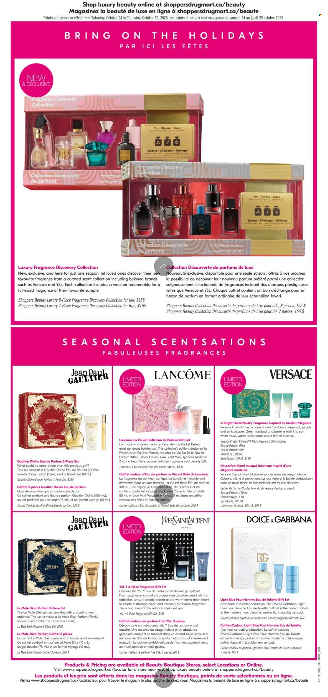 Shoppers Drug Mart flyer - October 24, 2026 - October 29, 2026. Page 10