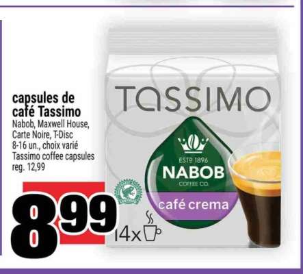 CAPSULES DE CAFÉ TASSIMO