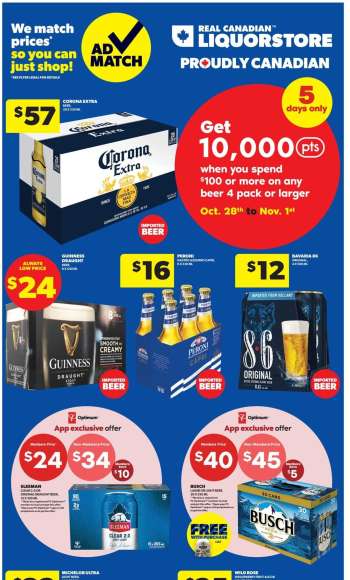 Real Canadian Liquorstore Flyer - October 28, 2026 - November 01, 2026.