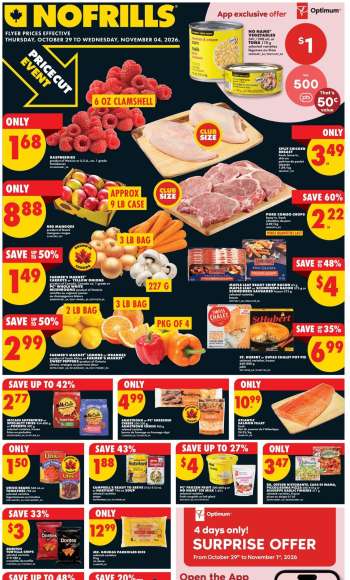 No Frills Flyer - October 29, 2026 - November 04, 2026.