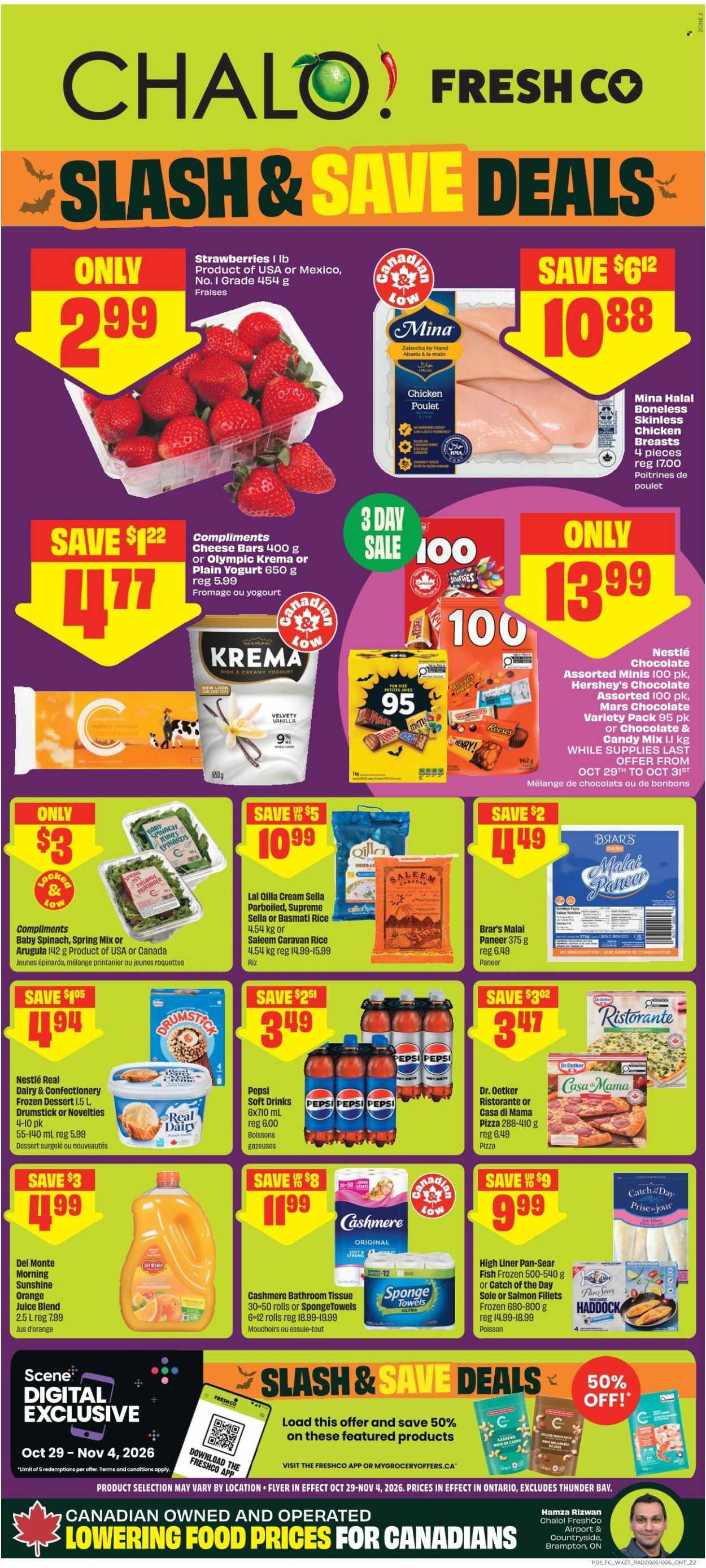 Chalo! FreshCo. flyer - October 29, 2026 - November 04, 2026. Page 1