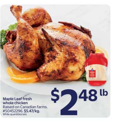 Maple Leaf Fresh Whole Chicken