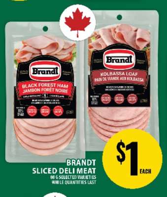 BRANDT SLICED DELI MEAT