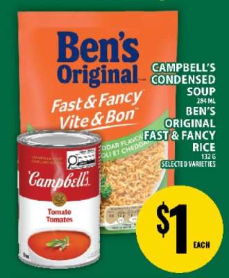 Campbell's Condensed Soup & Ben's Original Fast & Fancy Rice