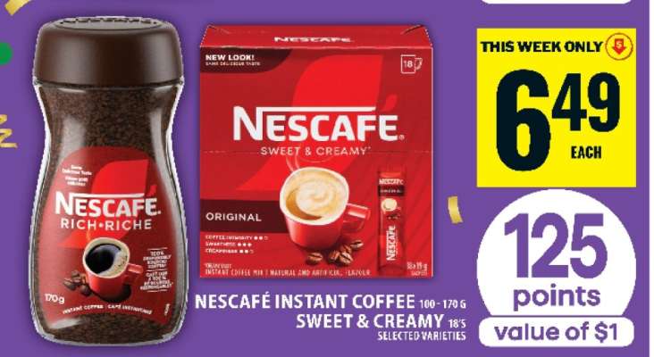 NESCAFÉ INSTANT COFFEE