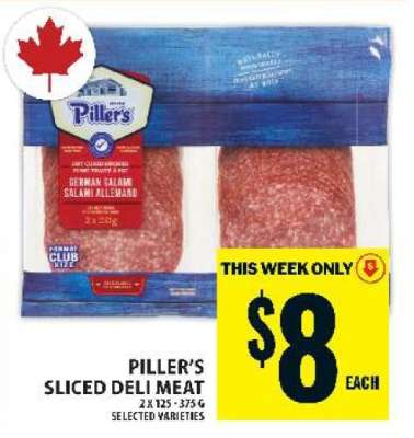 PILLER’S SLICED DELI MEAT