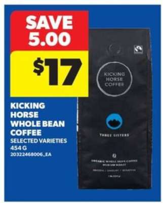 KICKING HORSE WHOLE BEAN COFFEE